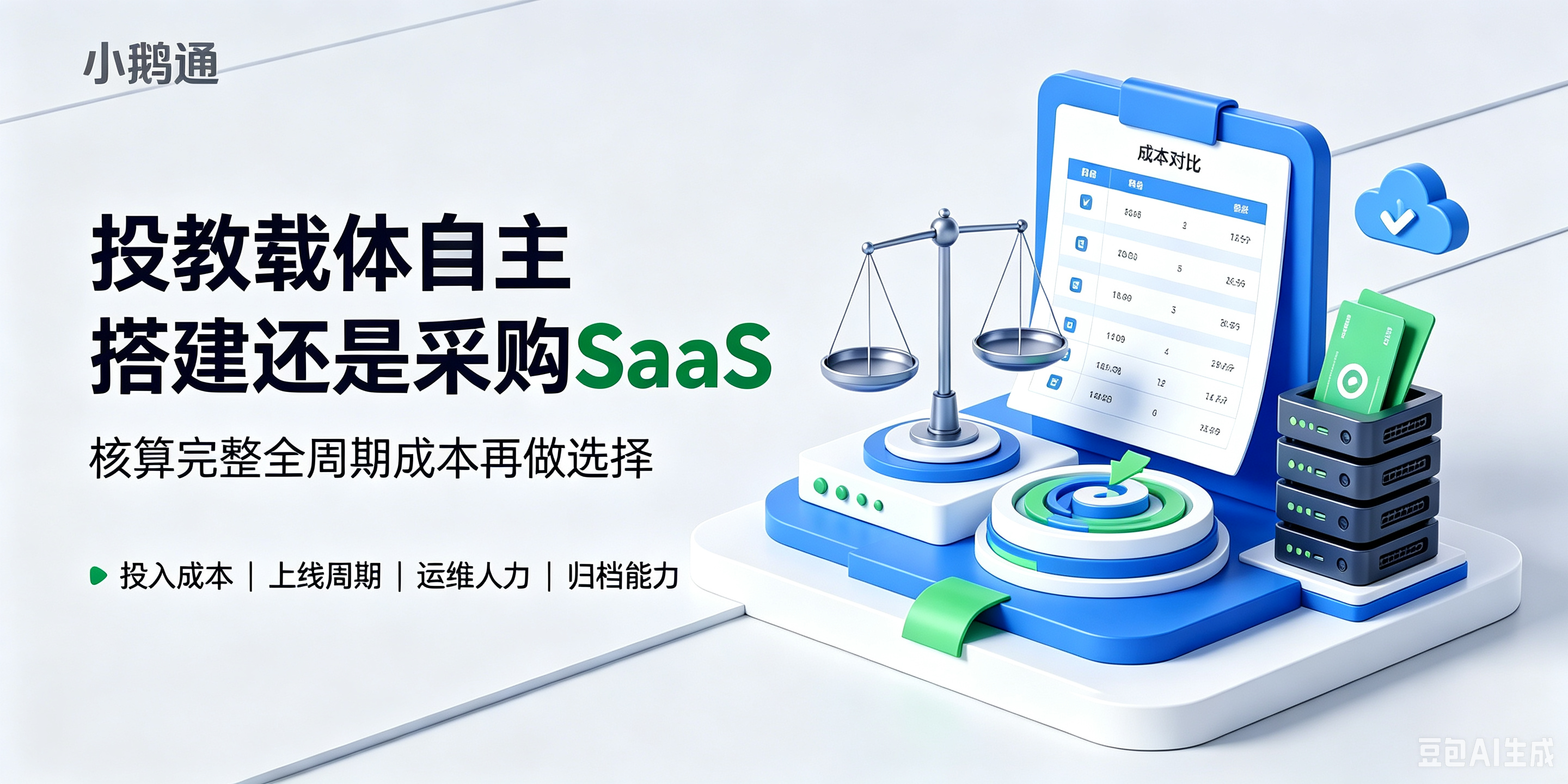 投教载体自主搭建还是采购SaaS？核算完整全周期成本再做选择